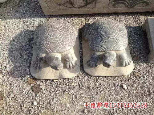 招財烏龜石雕 襄陽烏龜石材雕塑制作廠，專業定制，寓意深遠